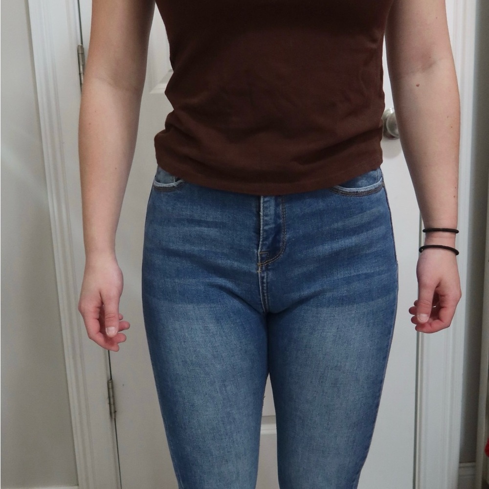 High Rise Blue Women's Jeans